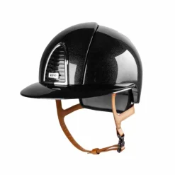 Online KEP - Casque d'équitation Cromo 2.0 Diamond black polo jugulaire beige Noir