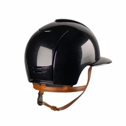 Online KEP - Casque d'équitation Cromo 2.0 Diamond black polo jugulaire beige Noir