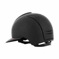 KEP - Casque d'équitation Cromo 2.0 Textile visière polo Noir