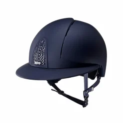 KEP - Casque d'équitation Smart matt visière polo Marine Sale