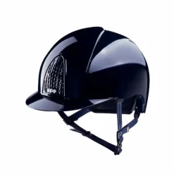 KEP - Casque d'équitation Smart polish blue visière standard Bleu Sale