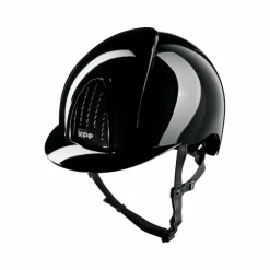 KEP - Casque d'équitation Smart Nova Metal Polish black visière standard Noir