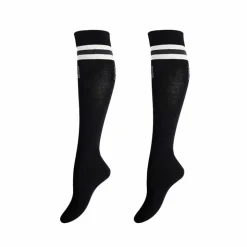 Discount Kingsland - Chaussettes d'équitation Classic Coolmax Noir