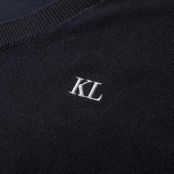 Best Kingsland - Pull manches longues col V femme Classic tricot Marine