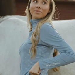 Kingsland - T-shirt manches longues uv protection femme KLHavanna blue faded denim Bleu Online