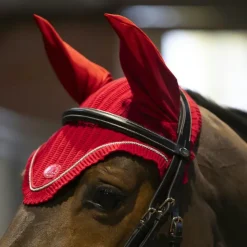 Lami-cell - Bonnet pour chevaux Luxin Rouge New