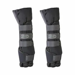 Lami-cell - Guêtres d'écurie Bambou (x2) Noir Best