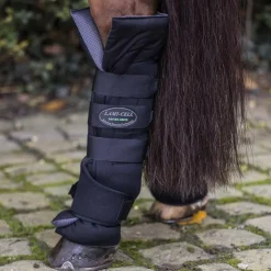 Lami-cell - Guêtres d'écurie Bambou (x2) Noir Best