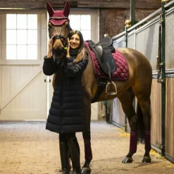 Lami-cell - Tapis de selle Galaxy Velvet Bordeaux Clearance