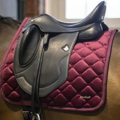 Lami-cell - Tapis de selle Galaxy Velvet Bordeaux Clearance