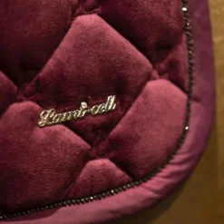 Lami-cell - Tapis de selle Galaxy Velvet Bordeaux Clearance