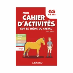 New Lavauzelle - Cahier d'activités sur le thème du cheval niveau Grande Section Rouge
