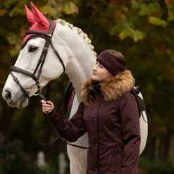 Hot LeMieux - Bandeau avec brillants damson Bordeaux