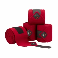 Best LeMieux - Bandes de polo Bordeaux (x4)