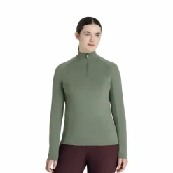 LeMieux - Baselayer léger manches longues femme Halle rosemary Vert New