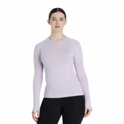 LeMieux - Baselayer manches longues femme Britney sans coutures lilac Violet Discount