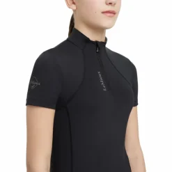 Outlet LeMieux - Baselayer manches courtes enfant Junior Young Rider Classique Noir