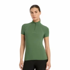 LeMieux - Baselayer manches courtes femme Mia Mesh hunter green Vert Online
