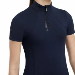 Online LeMieux - Baselayer manches courtes enfant Junior Young Rider Classique Marine