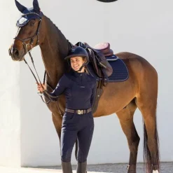 LeMieux - Baselayer manches longues femme Mia Mesh Marine Outlet