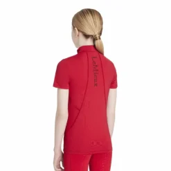 Best LeMieux - Baselayer manches courtes enfant Junior Young Rider Classique Chilli Rouge