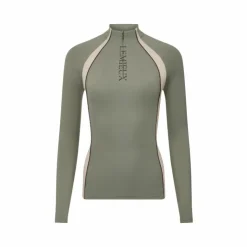 LeMieux - Baselayer manches longues mesh femme Philippa rosemary Vert Hot