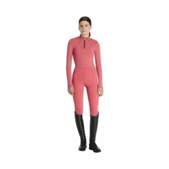 Hot LeMieux - Baselayer manches longues enfant Classique Young Rider cranberry Rose