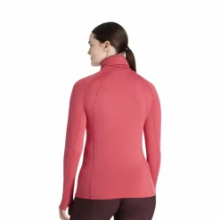 Online LeMieux - Baselayer manches longues col montant femme Sara cranberry Rose