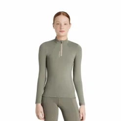 LeMieux - Baselayer manches longues enfant Classique Young Rider rosemary Vert Sale