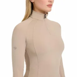 LeMieux - Baselayer manches longues femme Halle amande Beige New