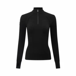 LeMieux - Baselayer polaire à col zippé femme Frances Noir