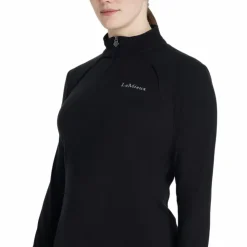 LeMieux - Baselayer polaire à col zippé femme Frances Noir