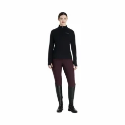 LeMieux - Baselayer polaire à col zippé femme Frances Noir