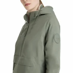 LeMieux - Blouson imperméable demi-zippé Phoebe femme rosemary Vert New