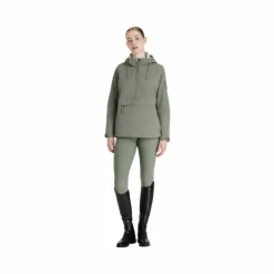 LeMieux - Blouson imperméable demi-zippé Phoebe femme rosemary Vert New