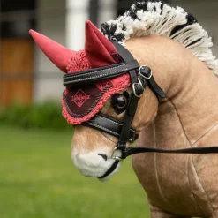 Best LeMieux - Bonnet anti-mouches pour peluche Toy Pony cranberry Rose