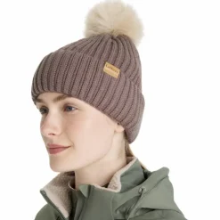 LeMieux - Bonnet femme côtelé Clara walnut Marron Best
