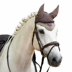 LeMieux - Bonnet pour chevaux anti-mouches Loire walnut Marron Hot