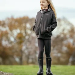 LeMieux - Bottes en caoutchouc enfant Young Rider Ultra Stride Noir Hot