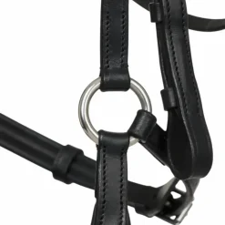 LeMieux - Bridon Arika muserolle basse / argent Noir Sale
