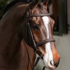 LeMieux - Bridon avec rênes Hunter havane/ argent Marron Best