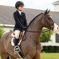LeMieux - Bridon avec rênes Hunter havane/ argent Marron Best