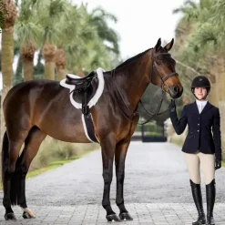 LeMieux - Bridon avec rênes Hunter havane/ argent Marron Best