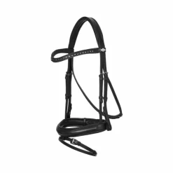 LeMieux - Bridon de dressage Arika / argent Noir Discount