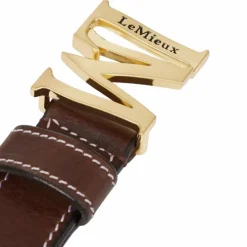Online LeMieux - Ceinture unisexe Monogram Marron