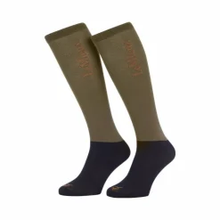 LeMieux - Chaussettes de compétition Alpine kaki/ marron (x2) Vert Online