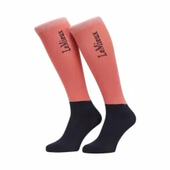LeMieux - Chaussettes d'équitation cranberry (x2) Rose New