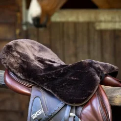 LeMieux - Couvre-siège Simuwool Marron New