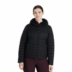 Hot LeMieux - Doudoune à capuche femme Rose Noir