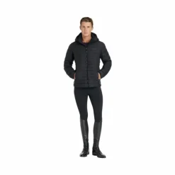 LeMieux - Doudoune à capuche homme Noir New